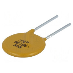 Siguranţă polimerică PTC 1,35A 5,1mm Ø0,81x7,6mm pentru protecţie electrică | Electronic-mag.ro | Componente Electronice