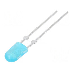 LED oval albastru 3,95x3x6,1mm 720÷1450mcd 110/50° 20mA | Electronic-mag.ro | Componente Electronice