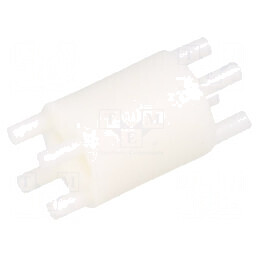 Bucșă de distanțare pentru LED Øext: 6,4mm ØLED: 3mm/5mm Lungime: 12,7mm | Electronic-mag.ro | Componente Electronice