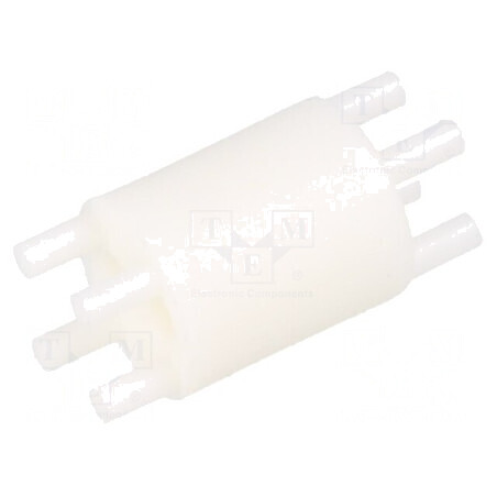 Bucșă de distanțare pentru LED Øext: 6,4mm ØLED: 3mm/5mm Lungime: 12,7mm | Electronic-mag.ro | Componente Electronice