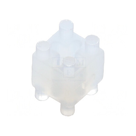 Bucşă de distanţare LED Ø3mm, 5mm, Lungime 6,4mm, Naturală | Electronic-mag.ro | Componente Electronice