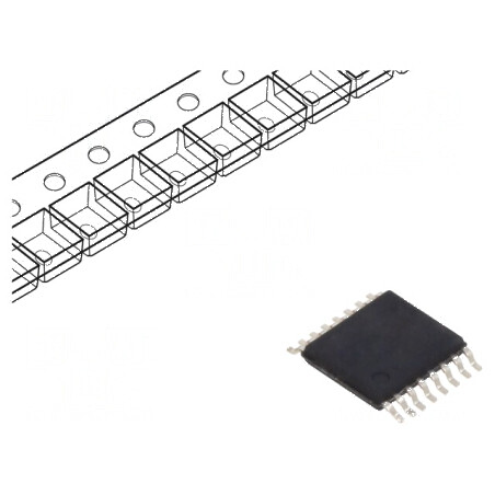 Demultiplexor și multiplexor digital analogic CMOS IC, 3 canale de intrare 1 ieșire | Electronic-mag.ro | Componente Electronice