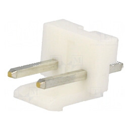 Conector cablu-placă soclu tată 5mm PIN 2 albă pentru conexiuni electrice | Electronic-mag.ro | Componente Electronice