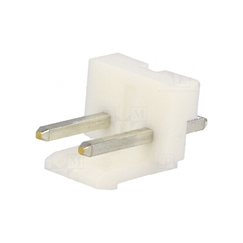 Conector cablu-placă soclu tată 5mm PIN 2 albă pentru conexiuni electrice | Electronic-mag.ro | Componente Electronice