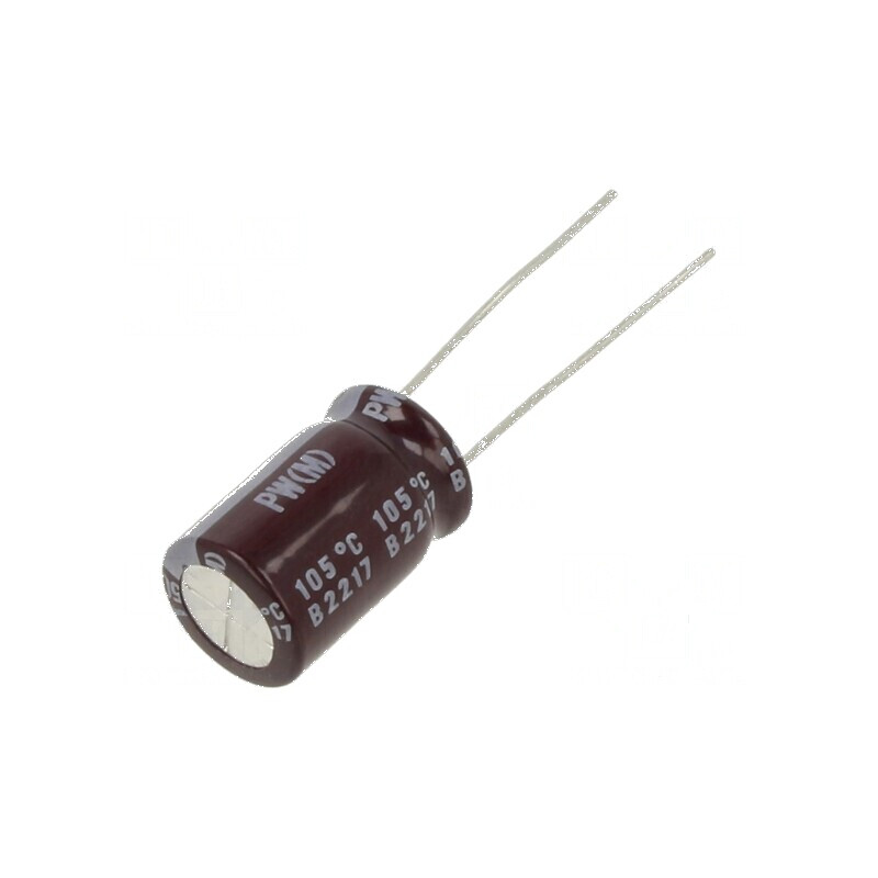 Condensator electrolitic low ESR THT 220uF 50VDC Ø10x16mm - componentă electronică de calitate | Electronic-mag.ro | Componente Electronice