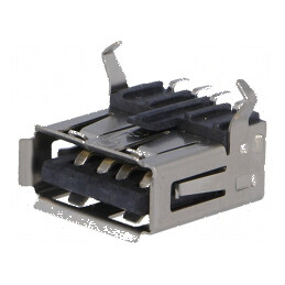 Conector USB A soclu SMT orizontal de înaltă calitate | Electronic-mag.ro | Componente Electronice