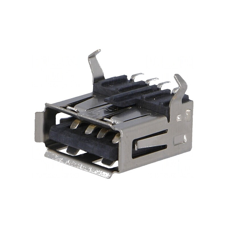 Conector USB A soclu SMT orizontal de înaltă calitate | Electronic-mag.ro | Componente Electronice