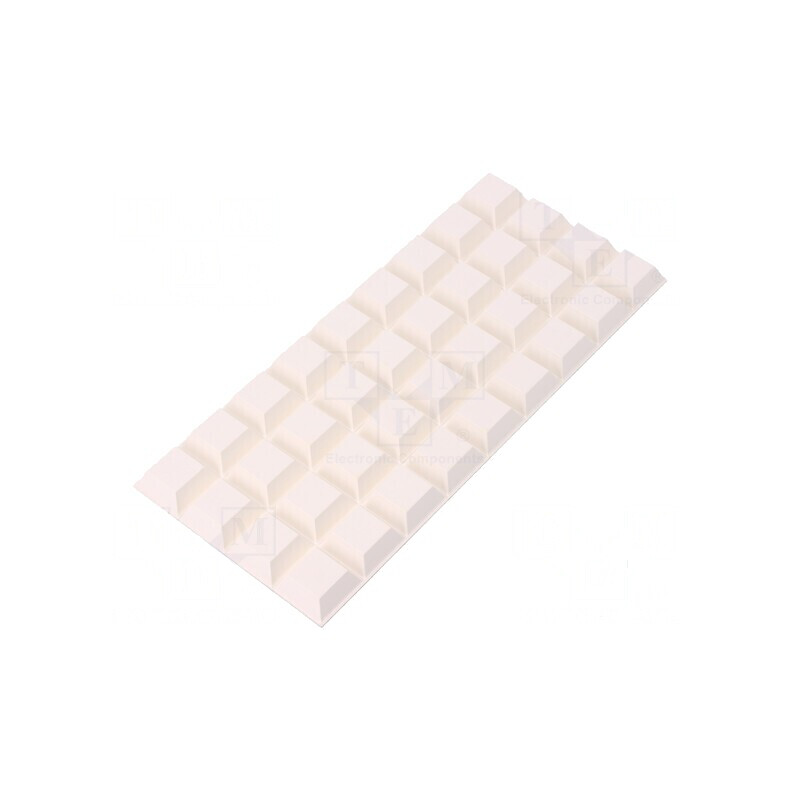 Picioruş autoadeziv poliuretan alb H: 7,6mm Dimensiune 20,6x20,6mm | Electronic-mag.ro | Componente Electronice Picioruş autoadeziv poliuretan alb H: 7,6mm Dimensiune 20,6x20,6mm | Electronic-mag.ro | Componente Electronice