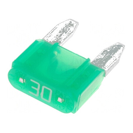 Siguranță auto 30A 32VDC Mini 10,9mm pentru protecție electrică | Electronic-mag.ro | Componente Electronice