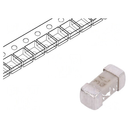 Siguranţă ardere rapidă 3A 125VAC 125VDC SMD 0679L pentru circuite electrice | Electronic-mag.ro | Componente Electronice