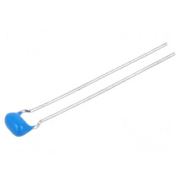 Condensator ceramic 100nF 50V C0G (NP0) ±5% THT 2,5mm - componentă electronică de calitate | Electronic-mag.ro | Componente Electronice