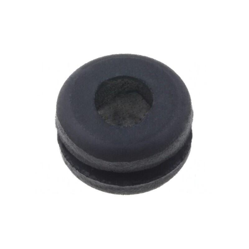 Manşon cauciuc negru Ø 9mm, Ø orificiu 6mm, rezistent la temperaturi între -30 și 90°C | Electronic-mag.ro | Componente Electronice Manşon cauciuc negru Ø 9mm, Ø orificiu 6mm, rezistent la temperaturi între -30 și 90°C | Electronic-mag.ro | Componente Electronice