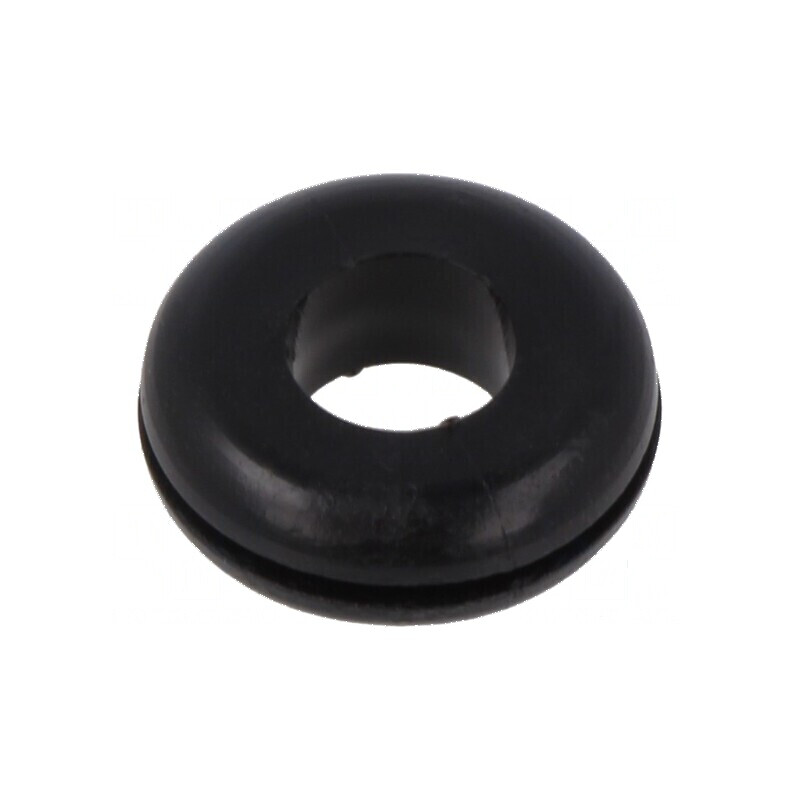 Manșon negru pentru montaj Ø 14mm, Ø orificiu 8mm, grosime panou max. 1mm | Electronic-mag.ro | Componente Electronice Manșon negru pentru montaj Ø 14mm, Ø orificiu 8mm, grosime panou max. 1mm | Electronic-mag.ro | Componente Electronice