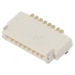 Conector FFC/FPC orizontale 8 pini ZIF SMT 30V 0,4A -25÷85°C | Electronic-mag.ro | Componente Electronice