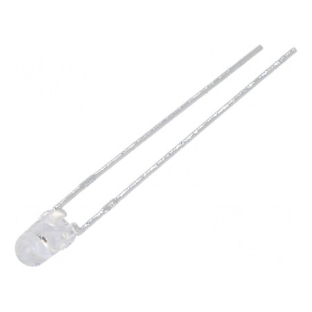 LED 3mm roșie 35,2-65mcd 45° convex pentru iluminat decorativ | Electronic-mag.ro | Componente Electronice
