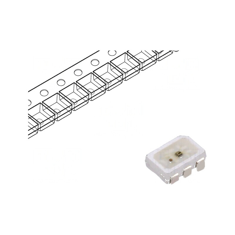 LED SMD 3725 RGB Programabil 3,7x2,7x1,3mm 4,5÷5,5V 12mA | Electronic-mag.ro | Componente Electronice LED SMD 3725 RGB Programabil 3,7x2,7x1,3mm 4,5÷5,5V 12mA | Electronic-mag.ro | Componente Electronice
