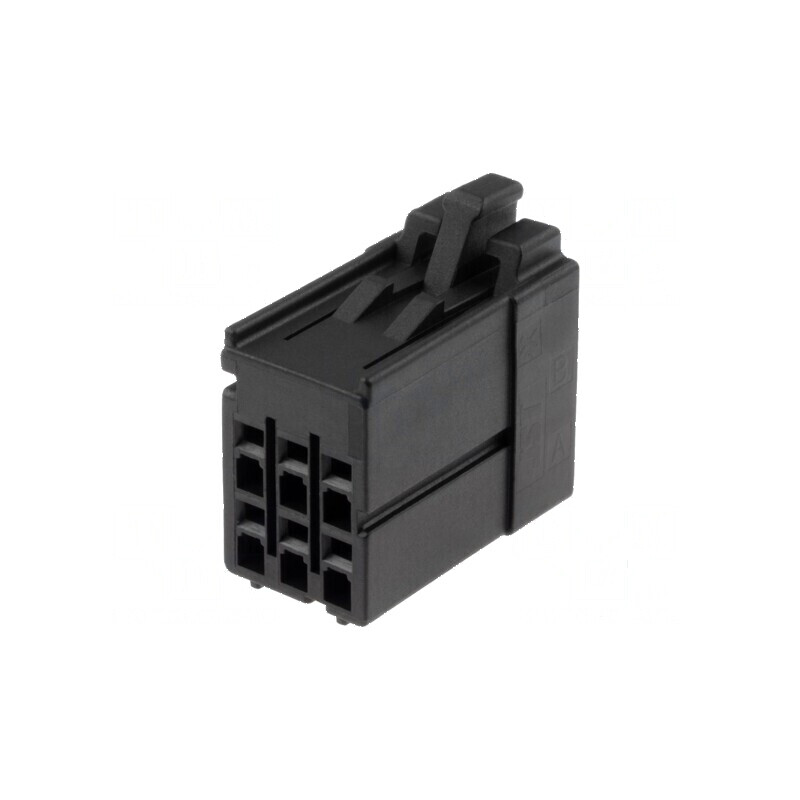 Conector cablu-cablu PCB mufa mamă J2000 2,5mm 6 pini 250V | Electronic-mag.ro | Componente Electronice