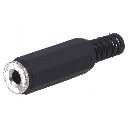 Conector Jack 3,5mm mufă mamă stereo cu manșon, 3 piste drept | Electronic-mag.ro | Componente Electronice