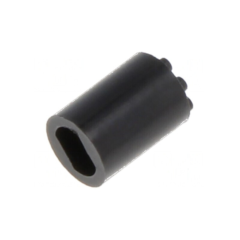 Bucşă de distanţare pentru LED Øext 5,1mm ØLED 3mm Lungime 7,6mm PBT | Electronic-mag.ro | Componente Electronice Bucşă de distanţare pentru LED Øext 5,1mm ØLED 3mm Lungime 7,6mm PBT | Electronic-mag.ro | Componente Electronice