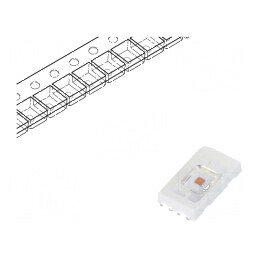 LED SMD 5630 galben 20-32lm 5,3x3x0,77mm 120° 2,2-3V 180mA | Electronic-mag.ro | Componente Electronice