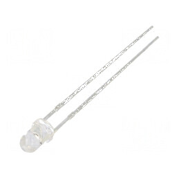 LED 3mm portocalie 2180mcd 30° convex 3÷13VDC | Electronic-mag.ro | Componente Electronice