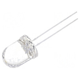 LED 10mm alb rece 10000-14000mcd 30° convex pentru iluminat | Electronic-mag.ro | Componente Electronice