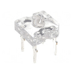 LED Super Flux Alb Rece 7,62x7,62mm 4000-6000mcd 60° 20mA | Electronic-mag.ro | Componente Electronice