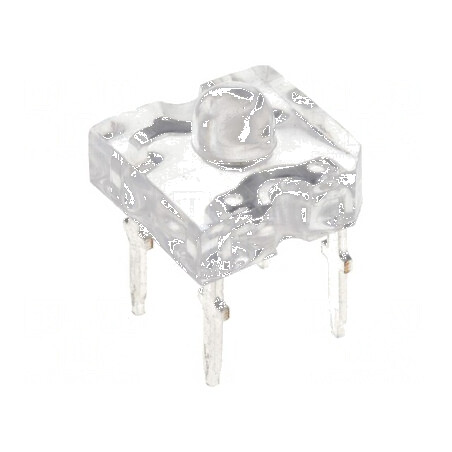 LED Super Flux Alb Rece 7,62x7,62mm 4000-6000mcd 60° 20mA | Electronic-mag.ro | Componente Electronice