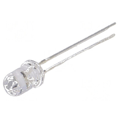 LED 5mm roșie cu efect de lumânare și clipire, 4500÷5800mcd | Electronic-mag.ro | Componente Electronice