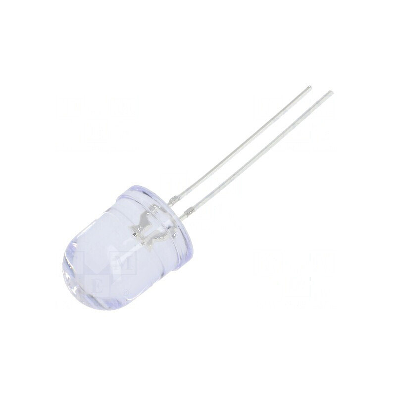 LED 10mm roșie 5800-7000mcd 30° convex 78mW | Electronic-mag.ro | Componente Electronice