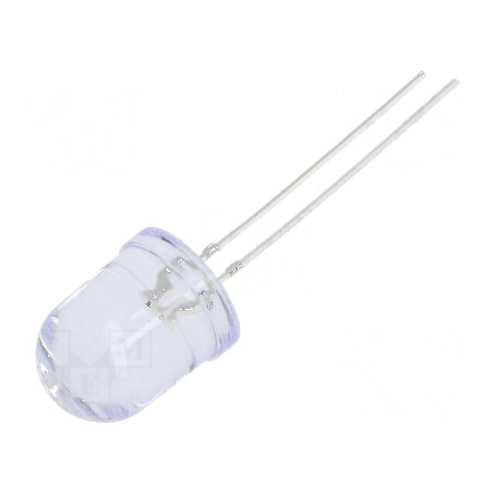 LED 10mm roșie 5800-7000mcd 30° convex 78mW | Electronic-mag.ro | Componente Electronice