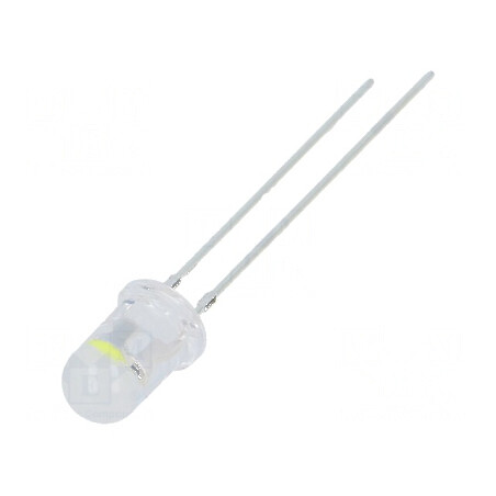 LED 5mm alb rece 4200-5800mcd 100° 20mA cu lentilă difuză 3-5V - iluminare eficientă | Electronic-mag.ro | Componente Electronice
