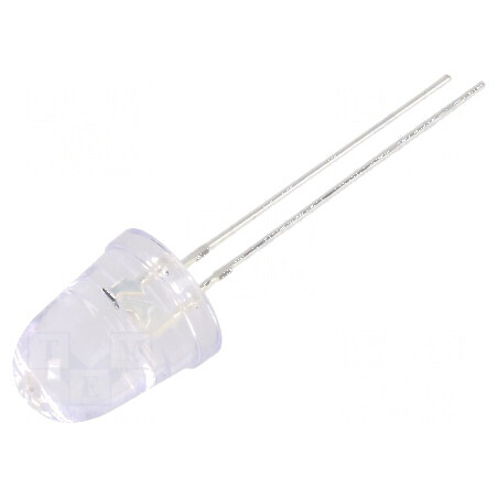 LED CR 10mm galben, 14400mcd, 8°, parte frontală convexă, 20V | Electronic-mag.ro | Componente Electronice