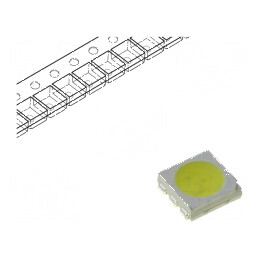 LED SMD 5060 PLCC6 Alb Rece 18-20lm 4800-7000mcd 7000-9000K | Electronic-mag.ro | Componente Electronice
