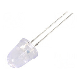 LED portocalie 10mm 8° convex 2 78mW | Electronic-mag.ro | Componente Electronice