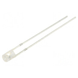 LED 3mm verde 500-750 mcd 140° concav 12V DC | Electronic-mag.ro | Componente Electronice