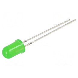 LED 5mm verde 1120÷1560mcd 30° convex 15VDC | Electronic-mag.ro | Componente Electronice