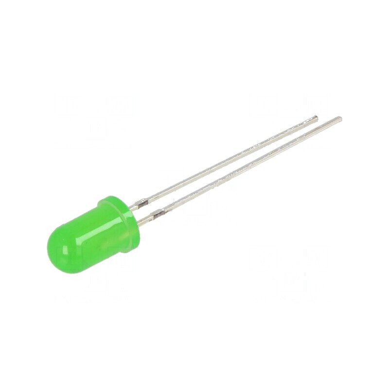 LED 5mm verde 1120÷1560mcd 30° convex 15VDC | Electronic-mag.ro | Componente Electronice