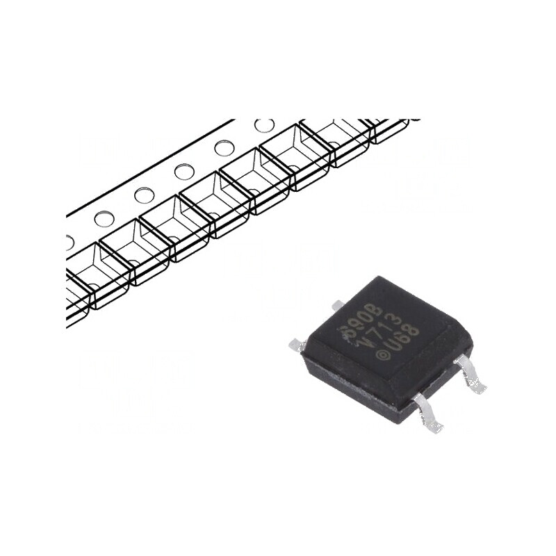 Optocuplor SMD cu 1 ieșire, tranzistori, izolație 3,75kV, Uce 70V | Electronic-mag.ro | Componente Electronice Optocuplor SMD cu 1 ieșire, tranzistori, izolație 3,75kV, Uce 70V | Electronic-mag.ro | Componente Electronice