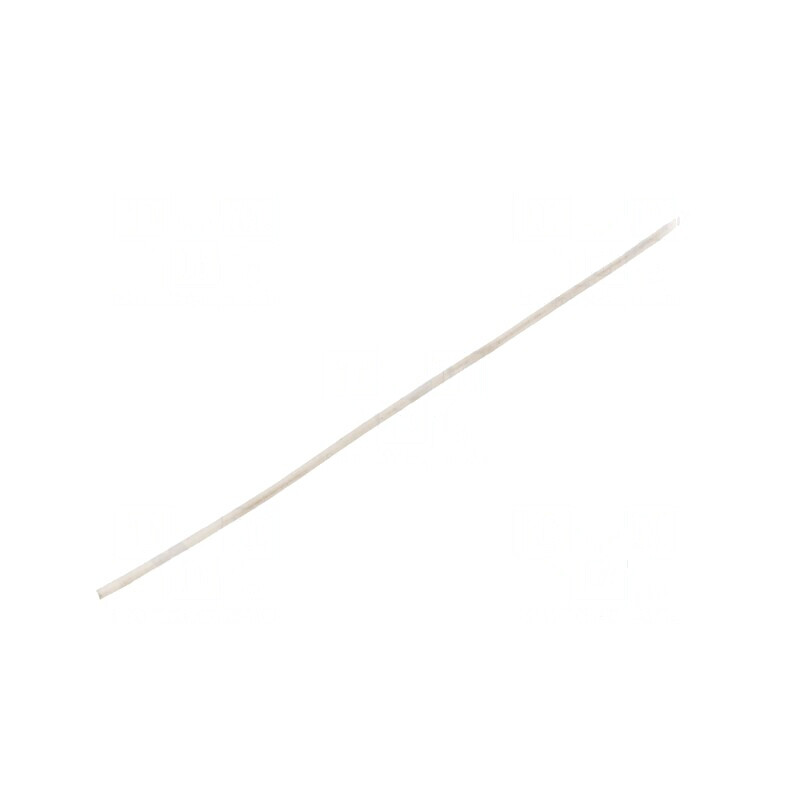 Manșon electroizolant din silicon alb, diametru interior 0,3mm | Electronic-mag.ro | Componente Electronice