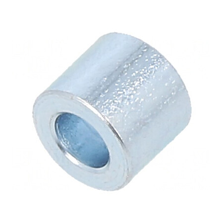 Manşon distanţier cilindric 5mm din oţel zincat, Diametru exterior 6mm | Electronic-mag.ro | Componente Electronice