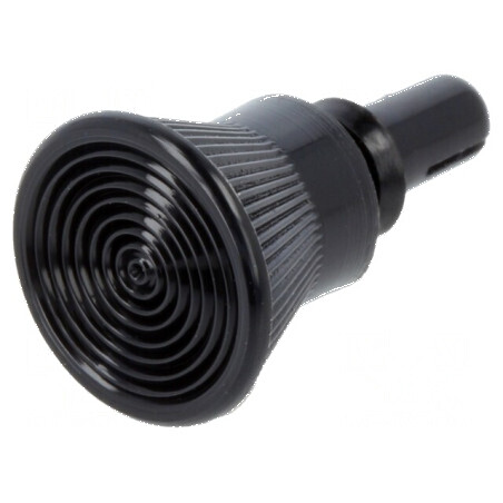 Diblu poliamidă 5,5mm lungime, 3,1mm diametru orificiu montaj, negru | Electronic-mag.ro | Componente Electronice