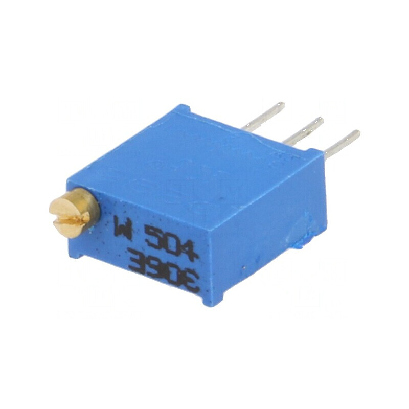 Potenţiometru de montare multitură 500kΩ 3296W - Reglare Precisă a Rezistenței | Electronic-mag.ro | Componente Electronice