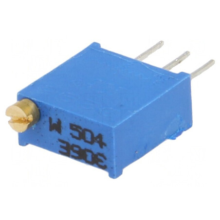 Potenţiometru de montare multitură 500kΩ 3296W - Reglare Precisă a Rezistenței | Electronic-mag.ro | Componente Electronice