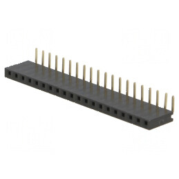 Conector şiruri pini soclu mamă 20 PIN unghi 90° 2,54mm | Electronic-mag.ro | Componente Electronice