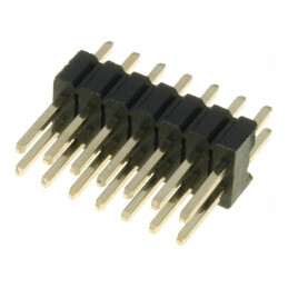 Conector şir pini tată 14 pini 1,27mm THT drept | Electronic-mag.ro | Componente Electronice