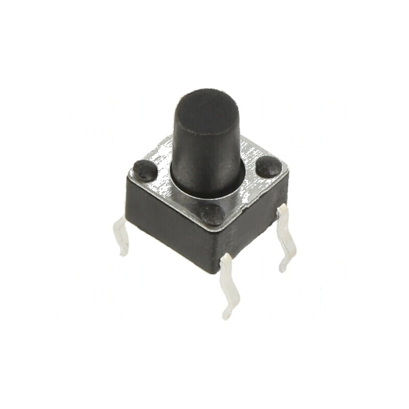 Microîntrerupător TACT SPST-NO 0,05A/12VDC THT 1,6N - Pozitie 2 | Electronic-mag.ro | Componente Electronice