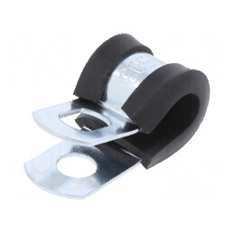 Clipsuri din oțel Øbuclă 7,9-9,5mm, lățime 13mm, orificiu de montaj 6,5mm SL W1 | Electronic-mag.ro | Componente Electronice