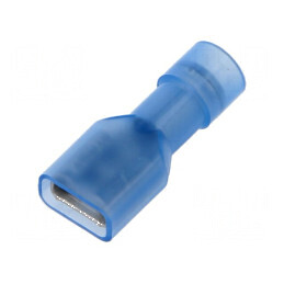 Terminal plat 6,3mm mamă 0,8mm pentru cabluri 1÷2,5mm² crimpat | Electronic-mag.ro | Componente Electronice