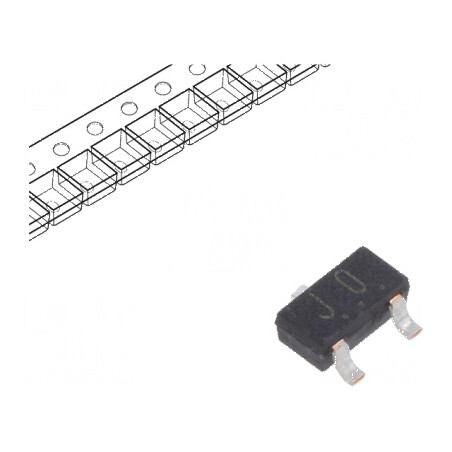 Tranzistor N-JFET unipolar 1,4mA 0,1W SC59 Igt 10mA - Componente electronice | Electronic-mag.ro | Componente Electronice
